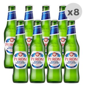 Cerveza Peroni Nastro Azzurro Botella 330ml Origen Italia X8