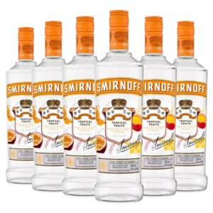 Combo Vodka Smirnoff Tropical Fruits 700 Ml X6 Unidades Sabor Tropical Fruits