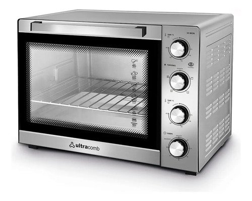 Horno De Mesa Eléctrico Ultracomb Uc-80cin 80 Litros Acero Inoxidable