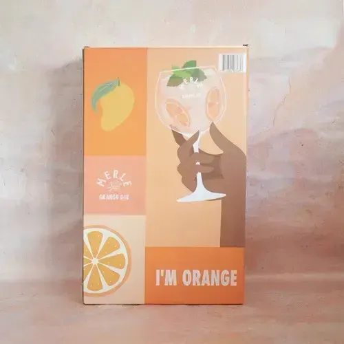 Gin Merle Gift Box Orange Sabor Naranja Y Mango Con Copa 750 Ml - Image 3