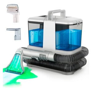 Aspiradora Gadnic Dustmaster Limpiador De Manchas Difíciles Tapizados 330w Doble Depósito Blanco