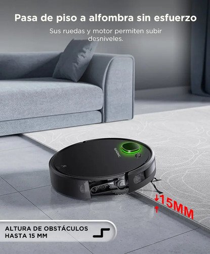 Aspiradora Robot Gadnic Potente Succión Sensor Anti Caídas Filtro Hepa Lavable Depósito Extraíble - Image 3