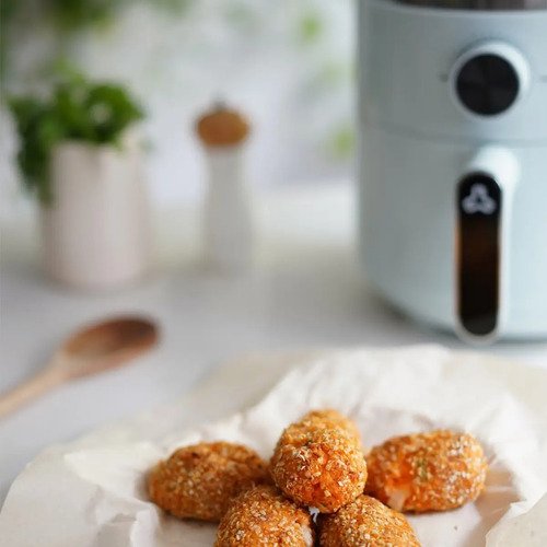 Freidora De Aire Ultracomb Fr-8612 Color Celeste / Inoxidabl Color Celeste / Inoxidable - Image 5