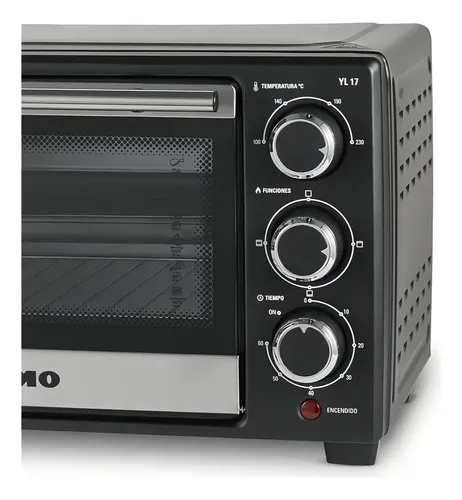 Horno Electrico Yelmo Yl-17 1280w 17 Litros Con Temporizador Color Negro - Image 5