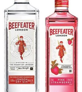 Combo Beefeater London Dry Gin 1l + Beefeater Pink 700ml Frutilla