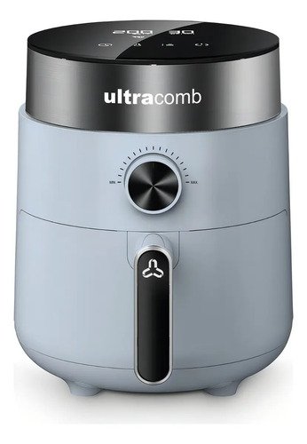 Freidora De Aire Ultracomb Fr-8612 Color Celeste / Inoxidabl Color Celeste / Inoxidable