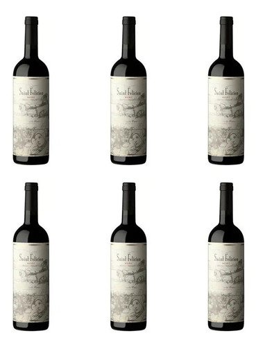 Vino Tinto Saint Felicien Malbec 750ml Pack X6 - Image 2