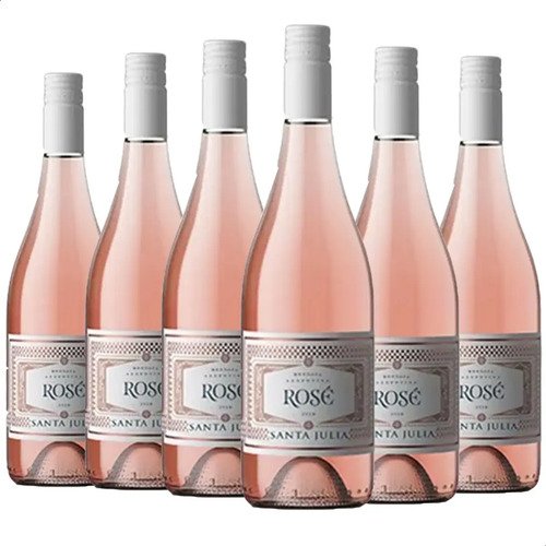 Vino Rosado Syrah Santa Julia Pack 6 Botellas 750ml Mendoza