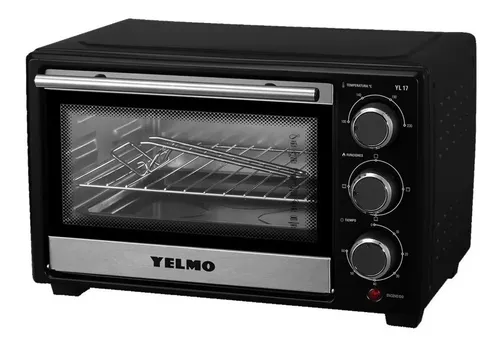 Horno Electrico Yelmo Yl-17 1280w 17 Litros Con Temporizador Color Negro - Image 3