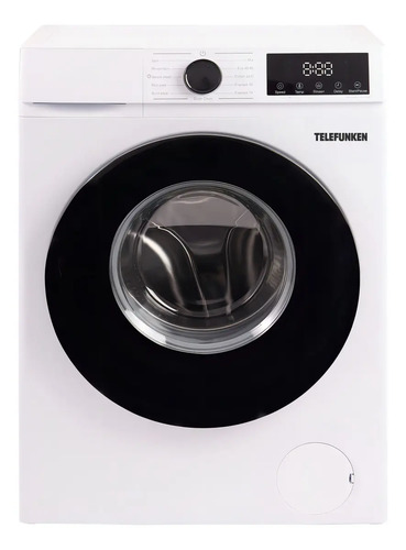 Lavarropas Telefunken Inverter Tfk-wmcfwt 6kg 11 Programas Pantalla Digital Color Blanco