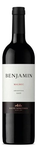 Vino Malbec Argentina 2023 750ml Benjamin