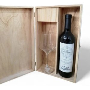 Combo Enemigo Gualtallary + Copa Estuche De Madera Gift Box