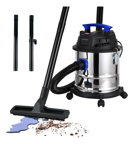 Aspiradora De Tacho Gadnic 15l Silenciosa Sopladora 1200w Azul