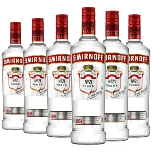 Smirnoff Vodka Clasico X6 Unidades De 700ml Sabor Regular