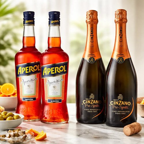 Combo 2 Aperol + 2 Espumante Cinzano Pro Spritz - Image 2