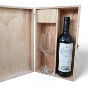 Combo Gran Enemigo Corte + Copa Estuche De Madera Gift Box