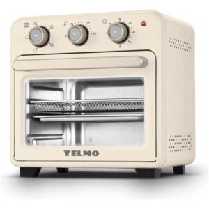 Freidora Yelmo Freidora De Aire Fr-7321 Sin Aceite Multifunción Color Crema