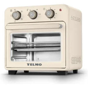Freidora Yelmo Freidora De Aire Fr-7321 Sin Aceite Multifunción Color Crema