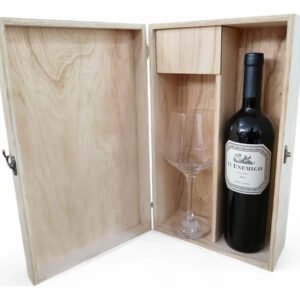 Combo Enemigo Mb + Copa En Estuche De Madera Ideal Regalo