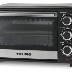 Horno Electrico Yelmo Yl-17 1280w 17 Litros Con Temporizador Color Negro