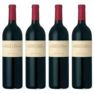 Caja Vino Angélica Zapata Cabernet Sauvignon Alta 750ml X 4 Unidades