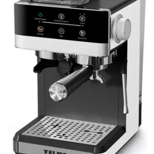 Cafetera Eléctrica Digital Semiautomática Yelmo Ce5125 20 Bares Negro Café En Granos Y Café Molido 20 Bares