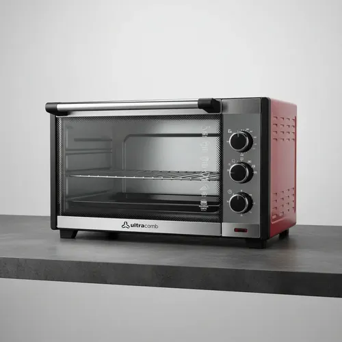 Horno Eléctrico De Mesa Ultracomb Uc-45acn 45 Lts Rojo Doble Anafe Superior - Image 3