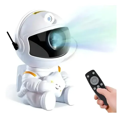 Proyector Lámpara Astronauta Galaxia Gadnic 7 Colores Led 5w Blanco