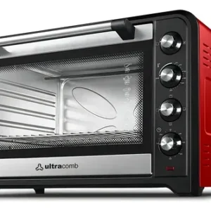 Horno Eléctrico 110 Lts Ultracomb Uc-110cln Grill Conveccion Color Rojo Y Negro Rojo/negro