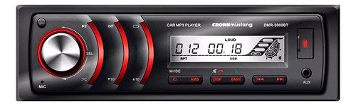 Estéreo Crown Mustang Dmr-3000bt Bluetooth Sin Pantalla