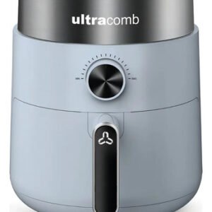 Freidora De Aire Ultracomb Fr-8612 De 3 Litros Táctil En Color Celeste Celeste / Inoxidable