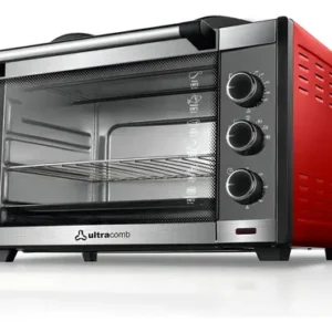 Horno Eléctrico De Mesa Ultracomb Uc-45acn 45 Lts Rojo Doble Anafe Superior