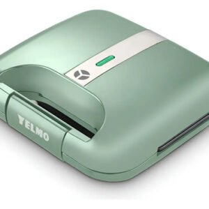 Sandwichera Eléctrica Yelmo Sw-1800 Verde, Con Placas Antiadherentes De 700w Verde Claro