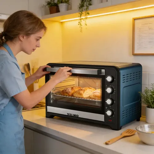 Horno Eléctrico 140 Litros Yelmo Yl-140cln Color Gris/negro 2800w Turbo Convección Con Luz - Image 8